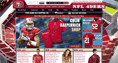 Desktop Screenshot of 49ersauthenticofficial.com